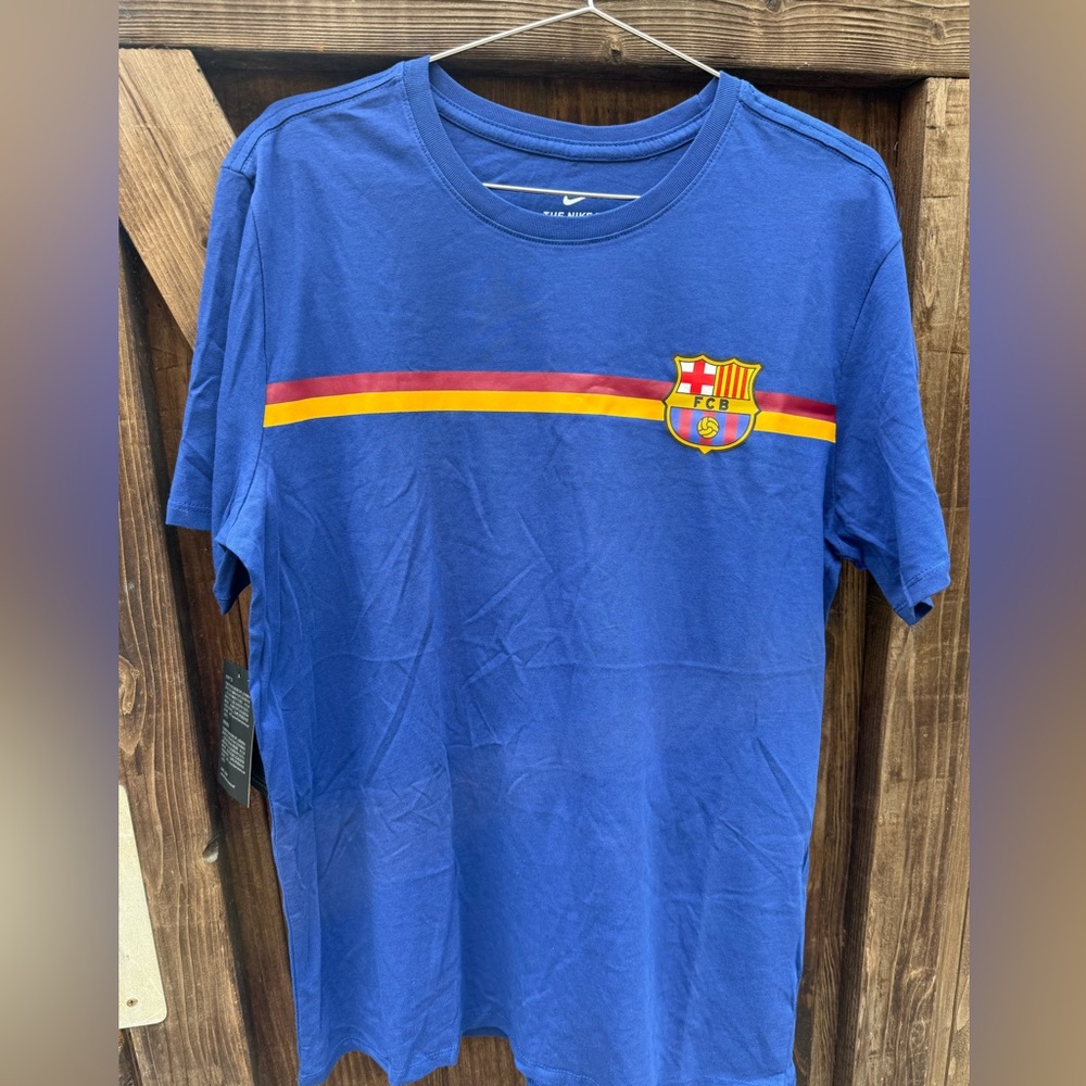 Nike Blue FC Barcelona T-Shirt size L